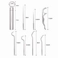 thumbnail image 6 of Stainless Steel Dental Pick Set, Portable Teeth Cleaning Tool Kit, Reusable Tooth Picks with Storage Case for Oral Care, 6 of 9