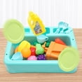 thumbnail image 4 of Juguete para fregadero de cocina, juguete para lavar platos con agua corriente, juego de rol, 4 of 4