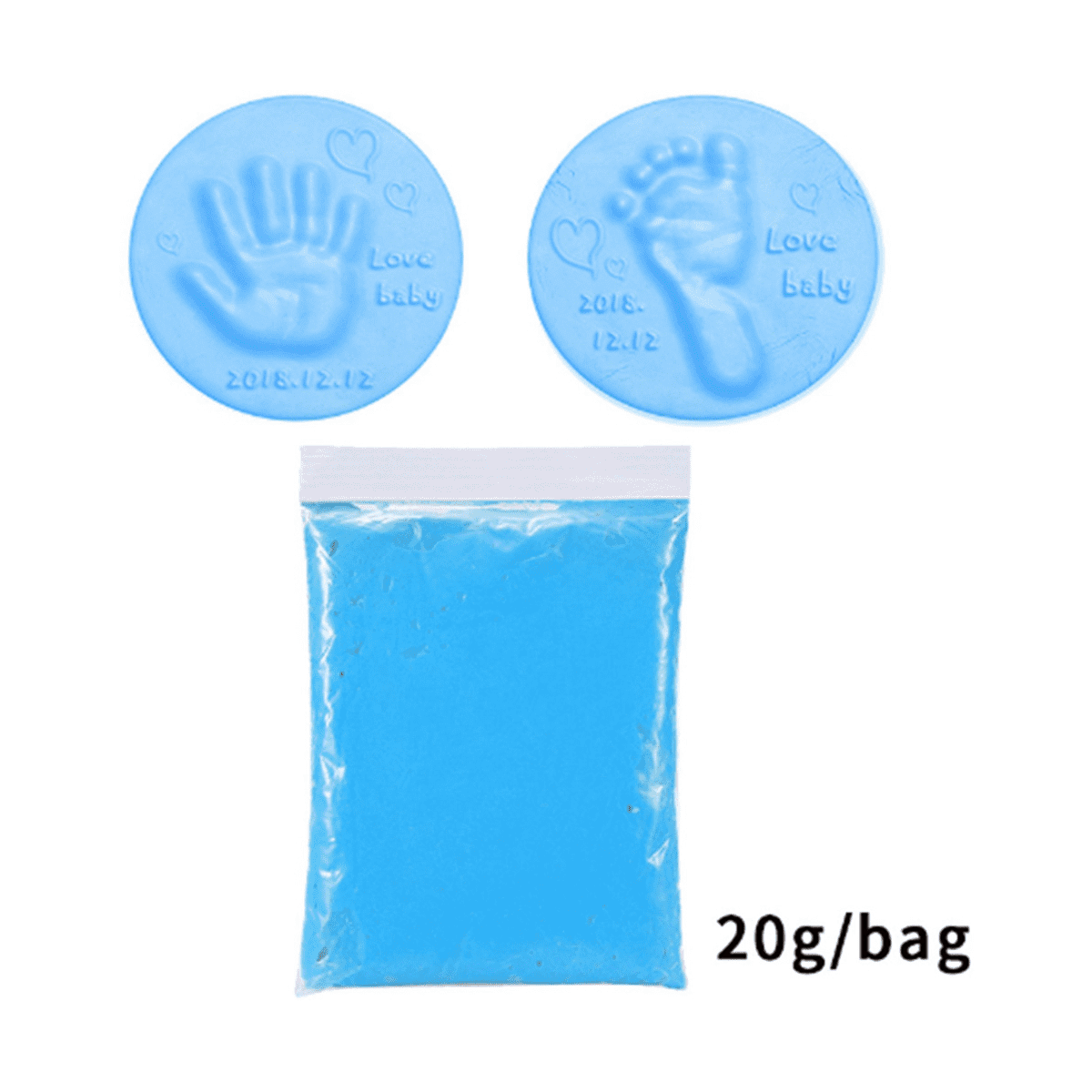 Clay Baby Hand and , Baby Keepsake Hands Casting,Plaster Hand Molding for Infant Hand & Foot