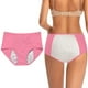 thumbnail image 2 of Alitao Cotton Underwear Period Underwear for Women Plus Size Physiological Pants Leak Proof Before And After Underwear Bikini Lace High Waisted Underwear for Women Seamless Underwear Pink XL, 2 of 6