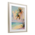 thumbnail image 3 of Stupell Industries Colorful Pastels Coastal Scene Birch Framed Print Under Glass, design by LSR Design Studio, 16 x 13, 3 of 10