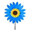 thumbnail image 2 of LHNFT Sunflower Wind Rotater, 19" Plastic Sunflower Wind Spinners Outdoor for Yard and Garden, Wind Catchers Rotater for Outdoor Yard Patio Lawn Garden Decorations, Sunflower Windmill Sculptures, 2 of 3