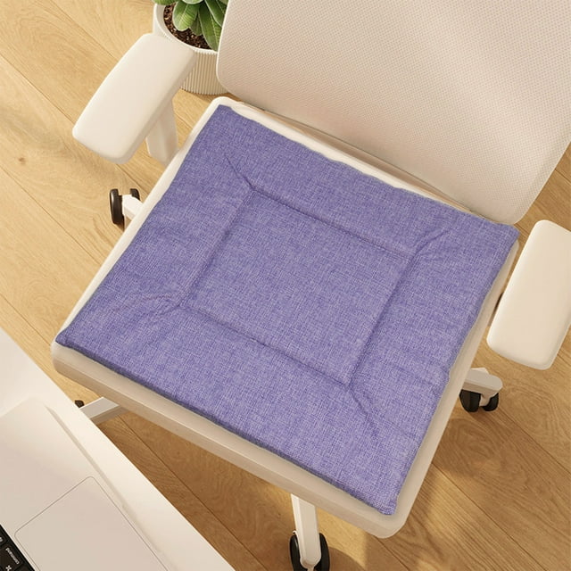 Multi-Color Linen Sponge Cushion Chair Pad - Linen Cushion Pad For Home Furnishings - Chair Cushion Seat Pad For All Seasons