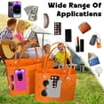 thumbnail image 3 of PADUKU 2PCS Silicone Phone Holder for Bogg Bags, Compatible Phone Case Attachment, Beach Tote Bag Accessory – Ideal Phone Holder for Bogg & Similar Beach Bags (Black), 3 of 7