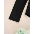 thumbnail image 6 of Doomiva Kids Girls Ballet Dance Dress Outfit Long Sleeve Gymnastics Leotard with Mesh Tutu Skirt Set Black 12, 6 of 7