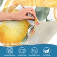 thumbnail image 4 of Yayeee Kitchen Valance Rod Pocket 54" x 18" Living Room Window Curtain, Candy Lemon Slices, 4 of 6