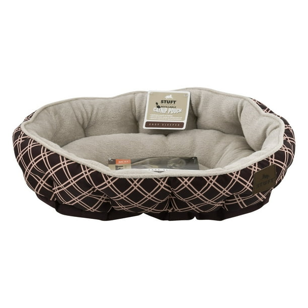 Stuft, Easy Sleeper Pet Bed, Brown, 19in