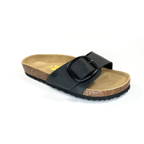 New Viking Women's Louise Big Buckle Sandal Black 37