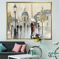 thumbnail image 2 of Designart ' Love in Paris I ' Romantic French Country Framed Canvas, 2 of 3