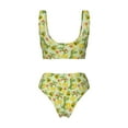 thumbnail image 6 of Rocae Cute Dinosaurs for Bikini Set for Women Two Piece Sexy High Swimsuits Split Crossover Bikini XX-Large, 6 of 9