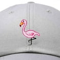 thumbnail image 2 of DALIX Flamingo Hat Women's Baseball Cap in Gray, 2 of 5