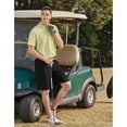 thumbnail image 3 of PULI Men’s Golf Hybrid Dress Shorts Lightweight Quick-Dry Summer Flat Front Casual Shorts with Pockets, 3 of 6