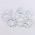 thumbnail image 5 of 3D Acrylic Circle Mirror Set of 24 pcs DIY Wall Stickers Silver Removable Art Wall Stickers for Home Decor, 5 of 5