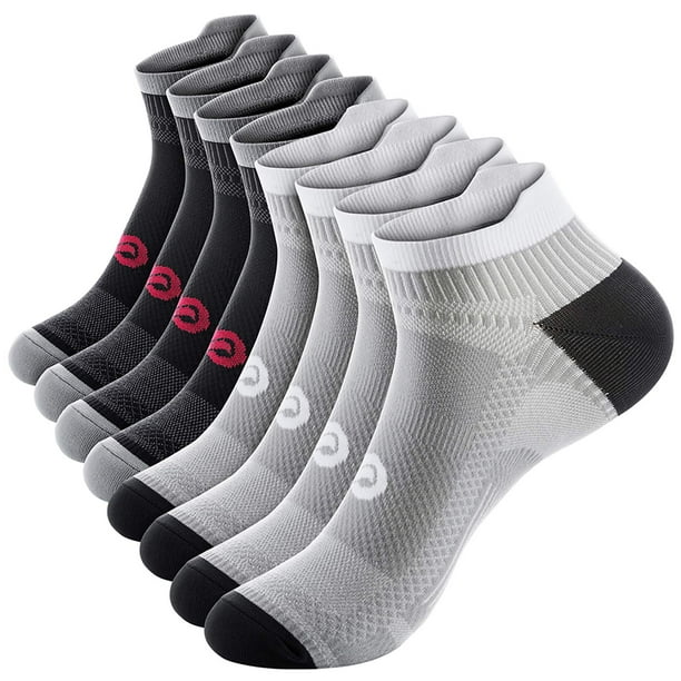 Calcetines de compresión PAPLUS No Show para hombre y mujer (4 pares)