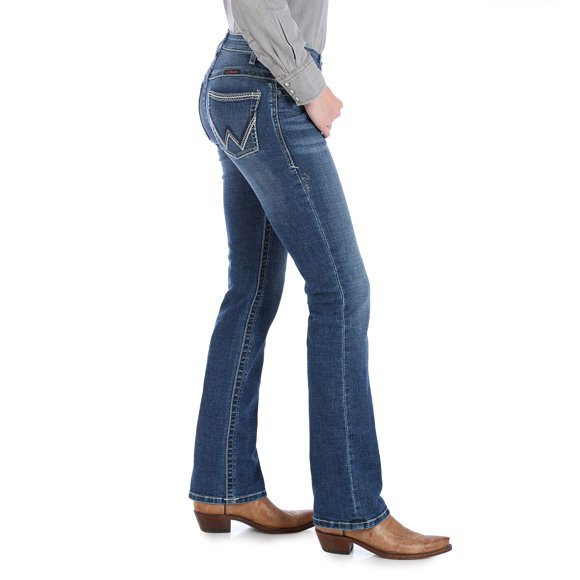 Wrangler Women's Willow Mid Rise Boot Cut Ultimate Riding Jean