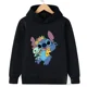 thumbnail image 3 of Sudadera con capucha con estampado de Disney Stitch Harajuku para niños de 2 a 14 años, moda urbana de otoño, jersey para niños y niñas, deportes al aire libre, 3 of 5