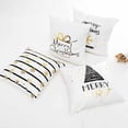 thumbnail image 2 of Ruiboury Christmas Snowflake Letter Tree Pattern Soft Home Car Office Square Pillowcase Cover Case Pillowslip 45x45cm, 2 of 9