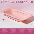 thumbnail image 3 of Colador expandible Paris Hilton rosa, 3 of 7