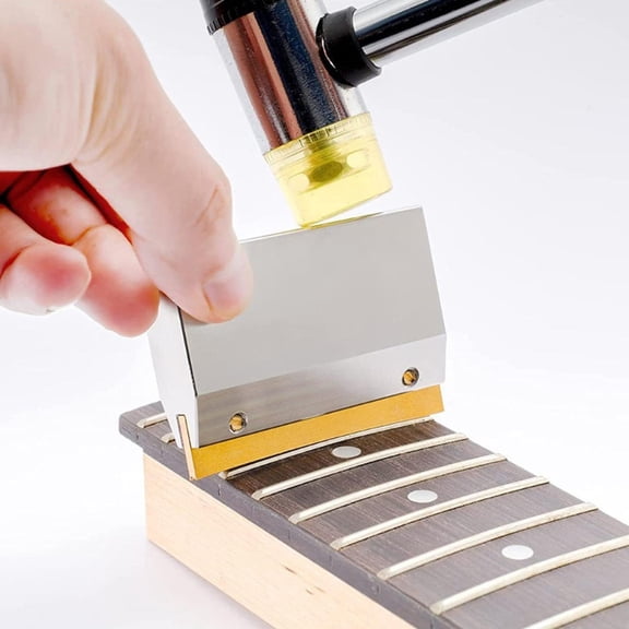 Guitar Fret Press Caul Pressing Tool Steel for Fingerboard Wire Replacement Musical Instruments Guitar Accessories 24BD