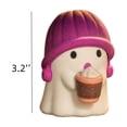 thumbnail image 3 of Ghost Figurine, Cute Finger Ghost Resin Statue, Halloween Decorations Indoor, for Indoor, Porch, Shelf A, 3 of 7