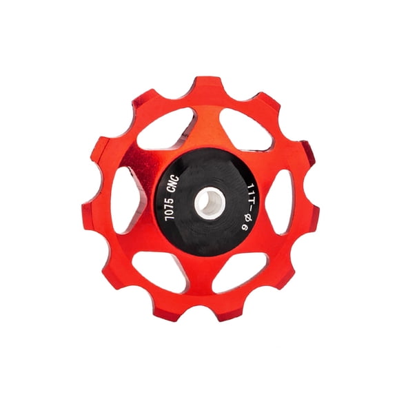 RUISINERY 11T Bicycles Rear Derailleur Pulley Bikes Rear Derailleur Pulley Sealed Bearing Wheel Aluminum Alloy Shifts Guide Wheel
