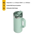 thumbnail image 3 of RTIC 16 oz Ceramic Lined Insulated Road Trip Travel Mug, Leak-Resistant Lid, Fresh Mint, 3 of 9