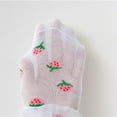 thumbnail image 3 of fatyb Girls Cotton Lace Socks Thin Ruffle Dance Socks Cute Print Lightweight Ankle Dress Socks for 1-13T, 3 of 7