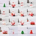 thumbnail image 5 of Dream Lifestyle 1Pc Christmas Santa Snowman Train Mini Figurine DIY Fairy Landscape Decoration, 5 of 8
