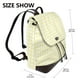 thumbnail image 2 of Fotbe Lemon Yellow Checkboard Mochila Bolso con Estampado para Mujer, Mochila Antirrobo de Nylon Impermeable, Bolsa Ligera de Hombro, 2 of 4