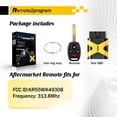thumbnail image 3 of DIY Programmable Kit and Uncut Car Key Fob Replacement for Honda with KR55WK49308, 3 of 4