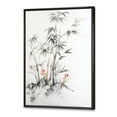 thumbnail image 3 of Designart 'Vintage Black and White Bamboo III' Traditional Framed Canvas Wall Art Print, 3 of 5