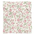 thumbnail image 5 of Chic Vintage Floral Blanket: Watercolor Pink Rose Peony Design - Soft, Lightweight & Warm 50x60in Throw Blanket - Cozy Blanket for Women's Gifts & Room, Couch Decor, 5 of 5