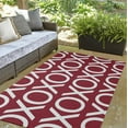 thumbnail image 3 of Simply Daisy 3' x 5' Brick Hugs and Kisses Valentines Chenille Indoor/Outdoor Rug, 3 of 4