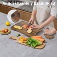 thumbnail image 3 of Juego de 3 Tablas para Picar, Juego de Tablas para Picar Cocina con Soporte, Incluye 4 Piezas Alfombrillas para Cortar de Plástico Flexible, Perfectas Como Herramientas y Gadgets de Cocina, 3 of 4