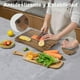thumbnail image 3 of Juego de 3 Tablas para Picar, Juego de Tablas para Picar Cocina con Soporte, Incluye 4 Piezas Alfombrillas para Cortar de Plástico Flexible, Perfectas Como Herramientas y Gadgets de Cocina, 3 of 4