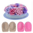 thumbnail image 3 of XKHHLH Flower Silicone Veining Mold Peony Veined Petal Fondant Mold Gum Paste Peony Flower Mold for Cake Decoration Cupcake Topper Chocolate Candy Polymer Clay Gum Paste, 3 of 3