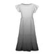 thumbnail image 4 of Vestido de verano Honeeladyy para niña, con volantes, manga corta, informal, playero, corte A, con vuelo, floral, midi, ropa de calle (negro, 6-7 años), 4 of 4