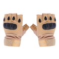 thumbnail image 1 of kusrkot Gants Sans Doigts pour Hommes Demi-Doigts Gants pour Combattre Randonnée Conduite L, 1 of 6