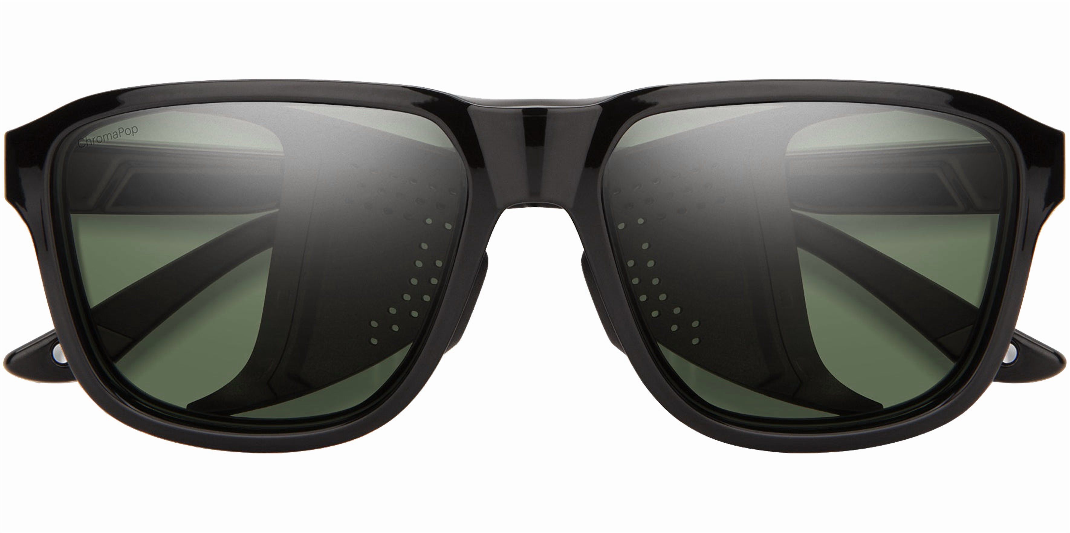 Smith Optics Embark Polarized ChromaPop Black Sunglasses with Side Shields - 20461780758L7