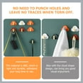 thumbnail image 4 of 4pcs Adhesive Wall Hooks Key Hook Holder, 4 of 7