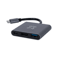thumbnail image 1 of Adaptador De Usb C De 3 Puertos y 1 puerto HDMI De 100W Xtrememac gris, 1 of 8