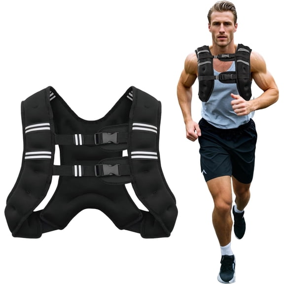20lb Weight Vest for Walking, Adjustable Weight Training Vest for Running, Exercise