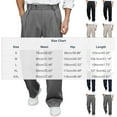 thumbnail image 3 of DPTALR Men's Solid Pleated Straight Pants Draping Effect Elastic Waist Pocket Casual Pants,Khaki,Big and Tall Men XL, 3 of 7