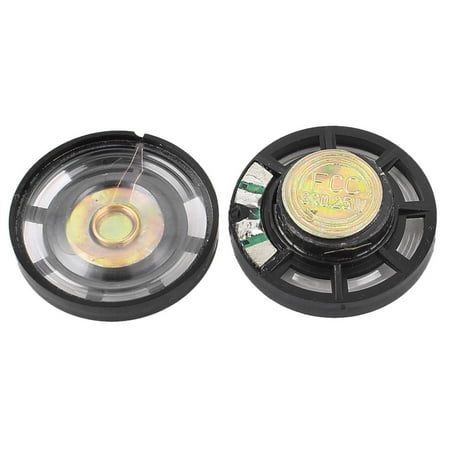 sourcing map 5Stück 0,25 W 8 Ohm Interne Magnet Mini Musik Lautsprecher