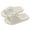 White, variant on Quaouag Shower Slippers for Women and Men, Bathroom Shoes House Slip-on Slides, Home Beach Wear Pool Sandals, Non-Slip Ultra Lightweight Soft Sole Indoor Open Toe Garden Footwear