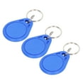 thumbnail image 4 of  Key Fob, Unique Numbering Copper Wires Access Control Token Tags 100 Pieces Sensitive Induction  For Residential Apartment Bus Subway 13.56KHz IC Card, 4 of 8