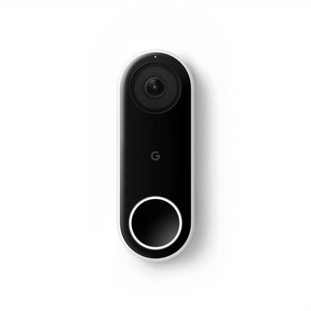 Google Nest Doorbell (Wired) Smart Wi-Fi Video Doorbell with 24/7 Cloud Recording and Video History (Includes A Month)