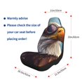 thumbnail image 3 of Uemuo Bald Eagle Pilot Pattern Car Seat Covers for Front Seats Waterproof Seat Covers for Cars, Universal Auto Front Seats Protector Fits for Car-, 3 of 6