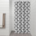 thumbnail image 2 of White Butterfly Black Dot Pattern Shower Curtain 36"x72" ,Bathroom Decorative Shower Curtains Set with 12 Hooks,Modern Waterproof Washable Shower Curtain, 2 of 6