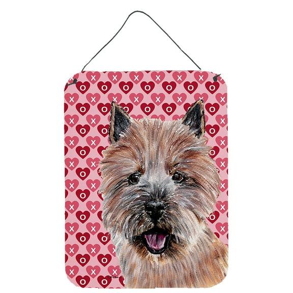 Norwich Terrier Hearts and Love Wall or Door Hanging Prints